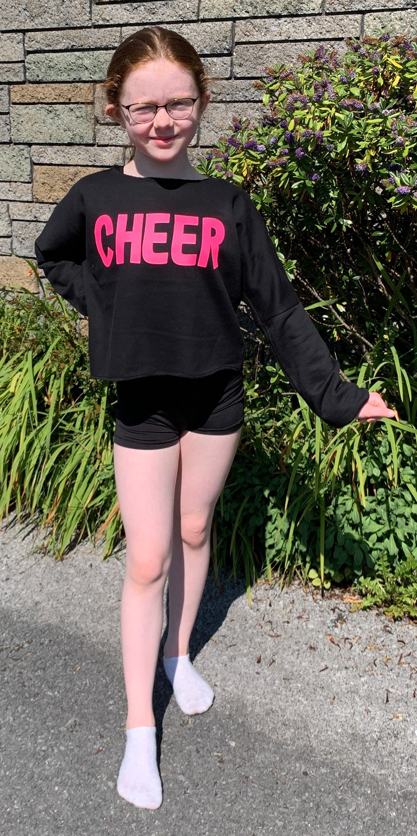 Cropped Cheer Sweat Top