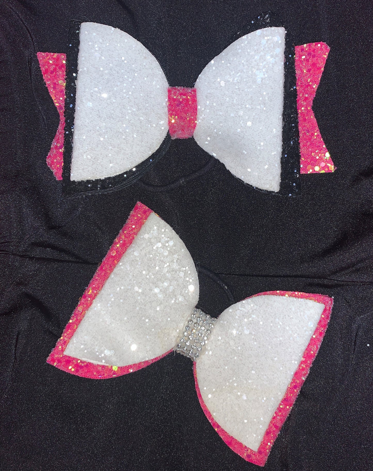 Ace High Cheer Glitter Bows