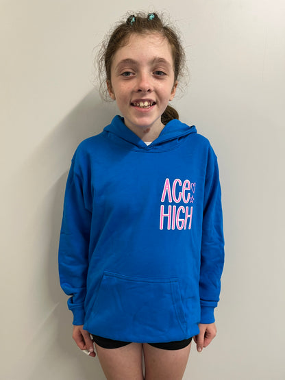 Ace High Blue Hoodie