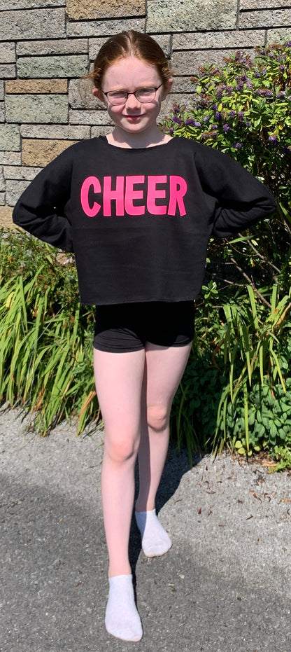 Cropped Cheer Sweat Top
